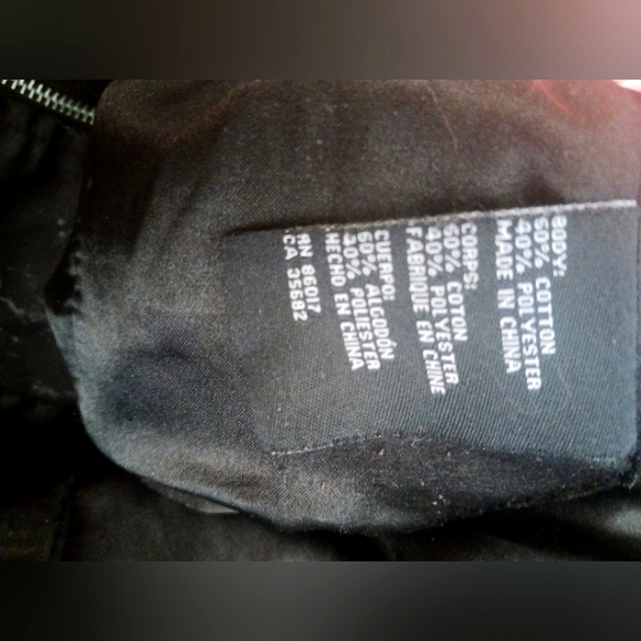 BEBE Black zip-up dress - Picture 2 of 8